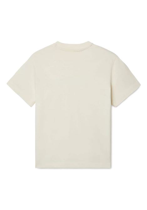 T-shirt panna Off-white kids con stampa OFF WHITE KIDS | T-SHIRT E POLO | OBAA002F24JER0060380